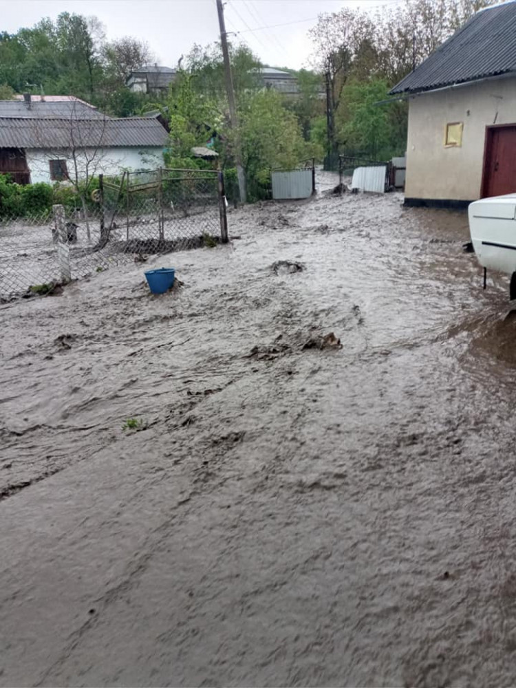 На Прикарпатье затопило село