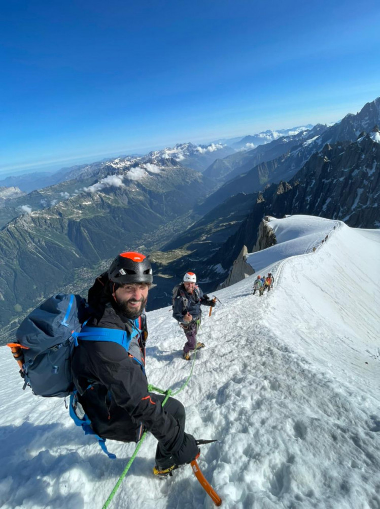 Микола Ковальчук піднявся на найвищу вершину Альп