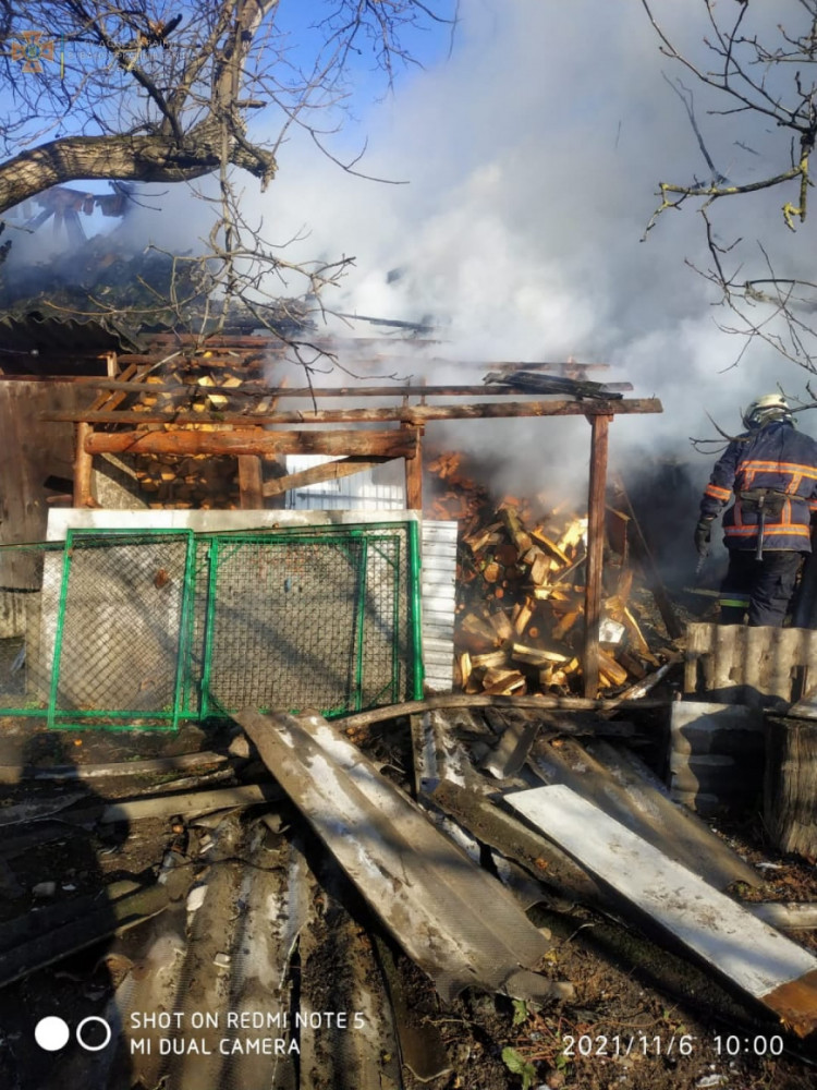 Пожежа в селі Котиківка