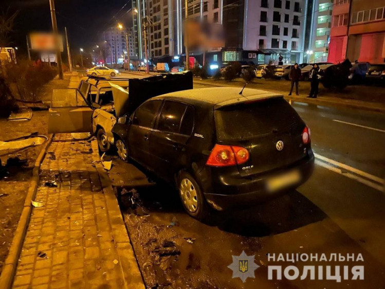 В Івано-Франківську не розминулися дві машини